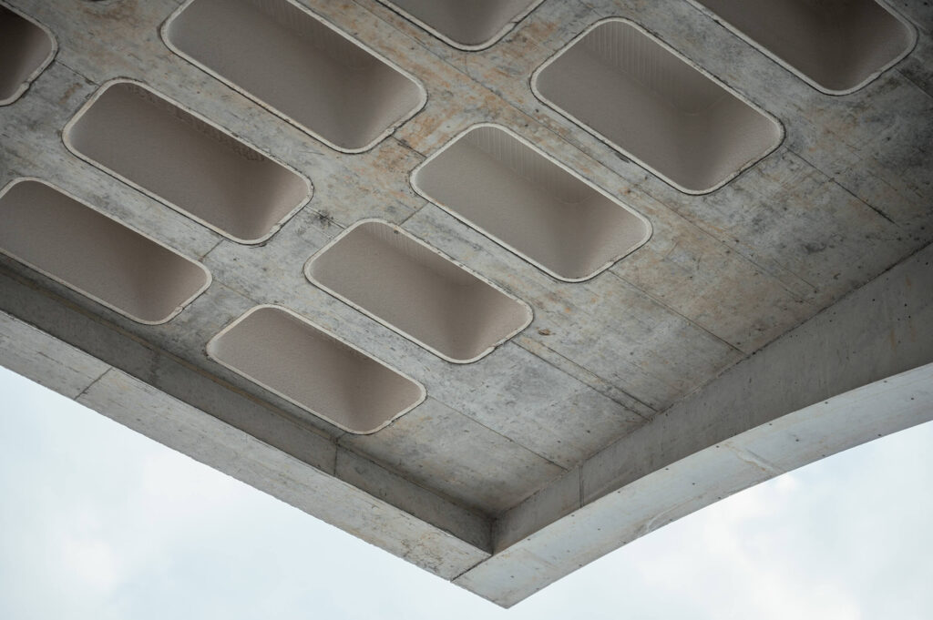 Concrete 3D GmbH, 3D-Betondruck Vorarlberg, Beton 3D-Druck, Betonfertigteile, Betonflachdach, Bauhof Bludenz